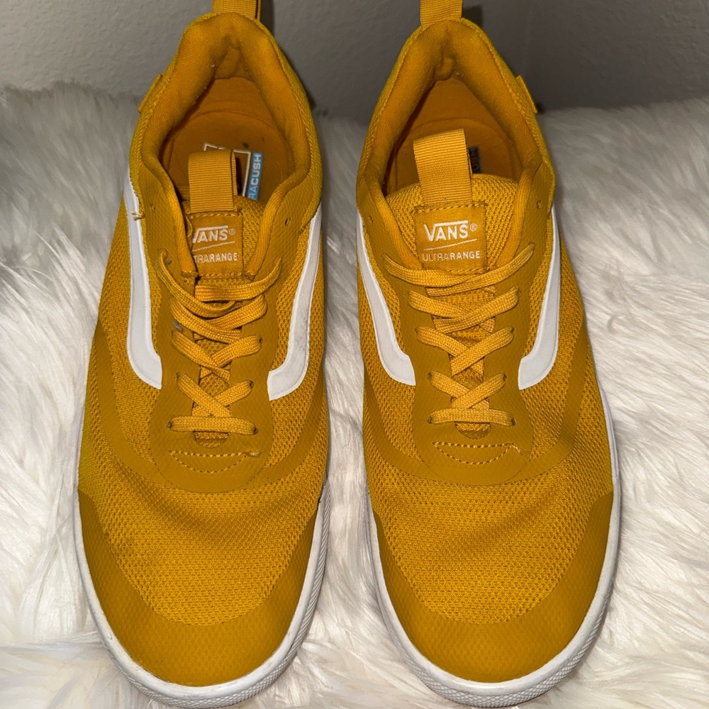 Vans Men's Ultrarange Vibrant Yellow/mustard Sneakers - Picture 2 of 9